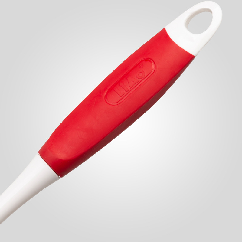With a base toilet brush on both sides of the toilet corner to clean the long handle brush multi-functional brush head