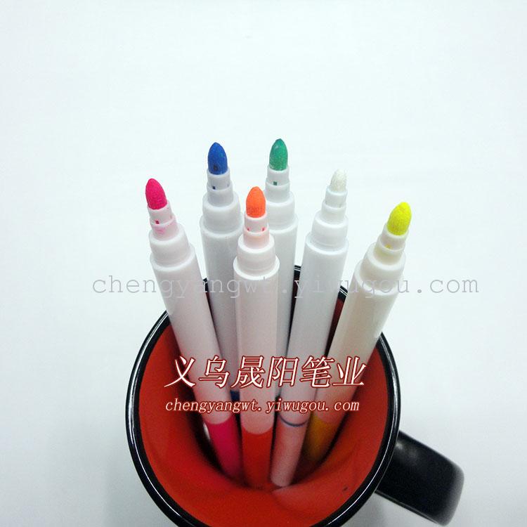 Chalkboard pens pen LED light panels of glass ceramics with a brush is easy to clean without leaving any traces