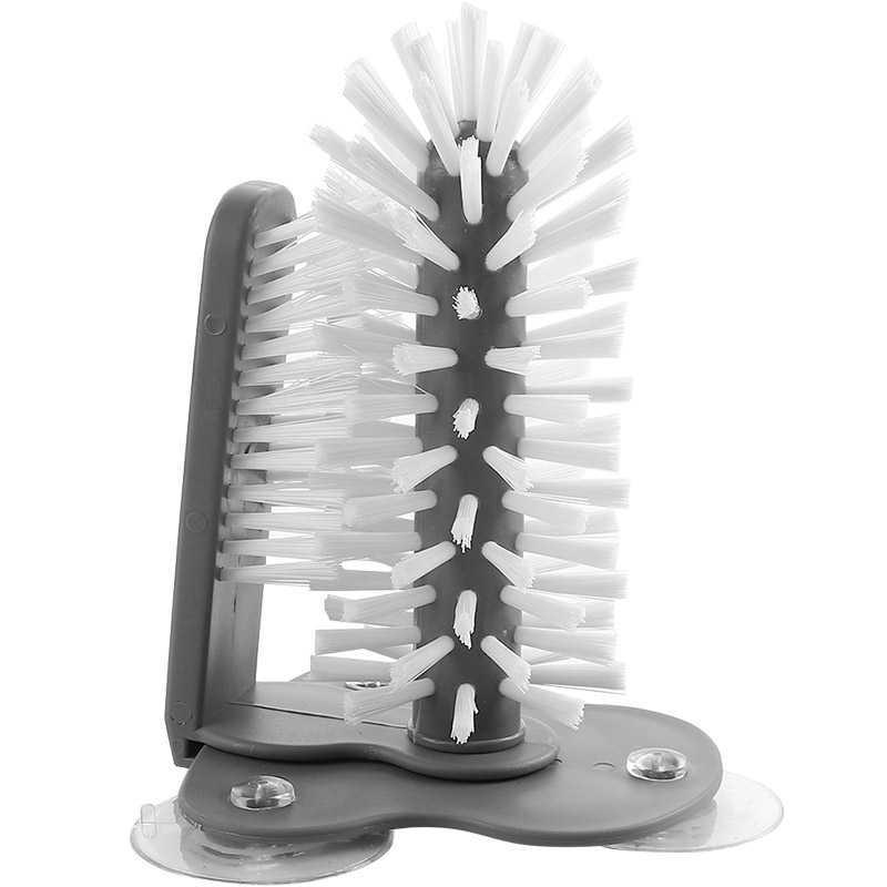 clean brush Artifact Milk Tea Shop Suction Wall Glass Cleaning Brush Household Kitchen Suction Cup Rotating Cup Brush