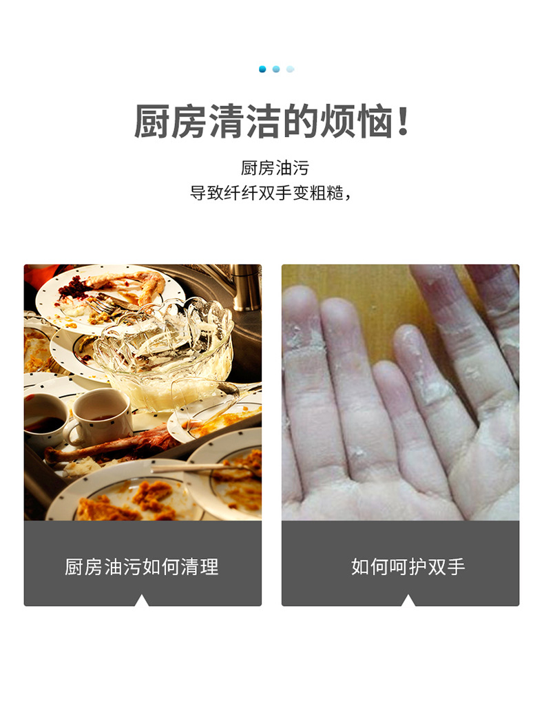 dishwashing gloves magic Brush cleaning nonslip kitchen as silicone dishwashing decontaminant white clean cloth