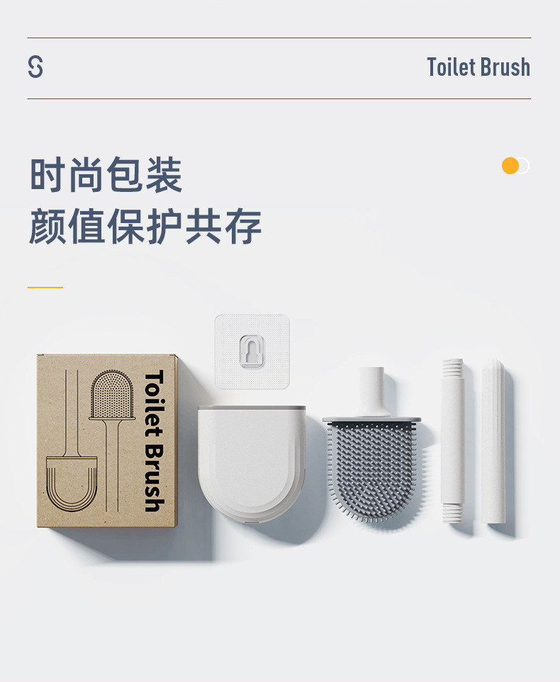 New Wall-Mounted Toilet Brush No Dead Angle Toilet Cleaning Brush Flexible Glue Bruch Head Detachable Handle clean brus New Wall-Mounted Toilet Brush No Dead Angle Toilet Cleaning Brush Flexible Glue Bruch Head Detachable Handle clean brus