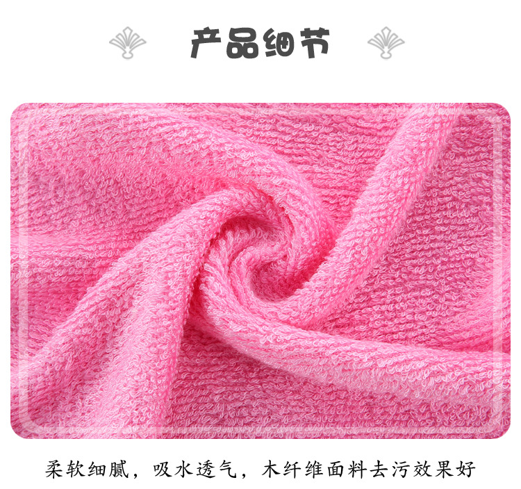 Kitchen Oilproof Wood Fiber Oil Removing Dish Towel Thick Small Rag Square Towel Scouring Pad Towel Factory Wholesale