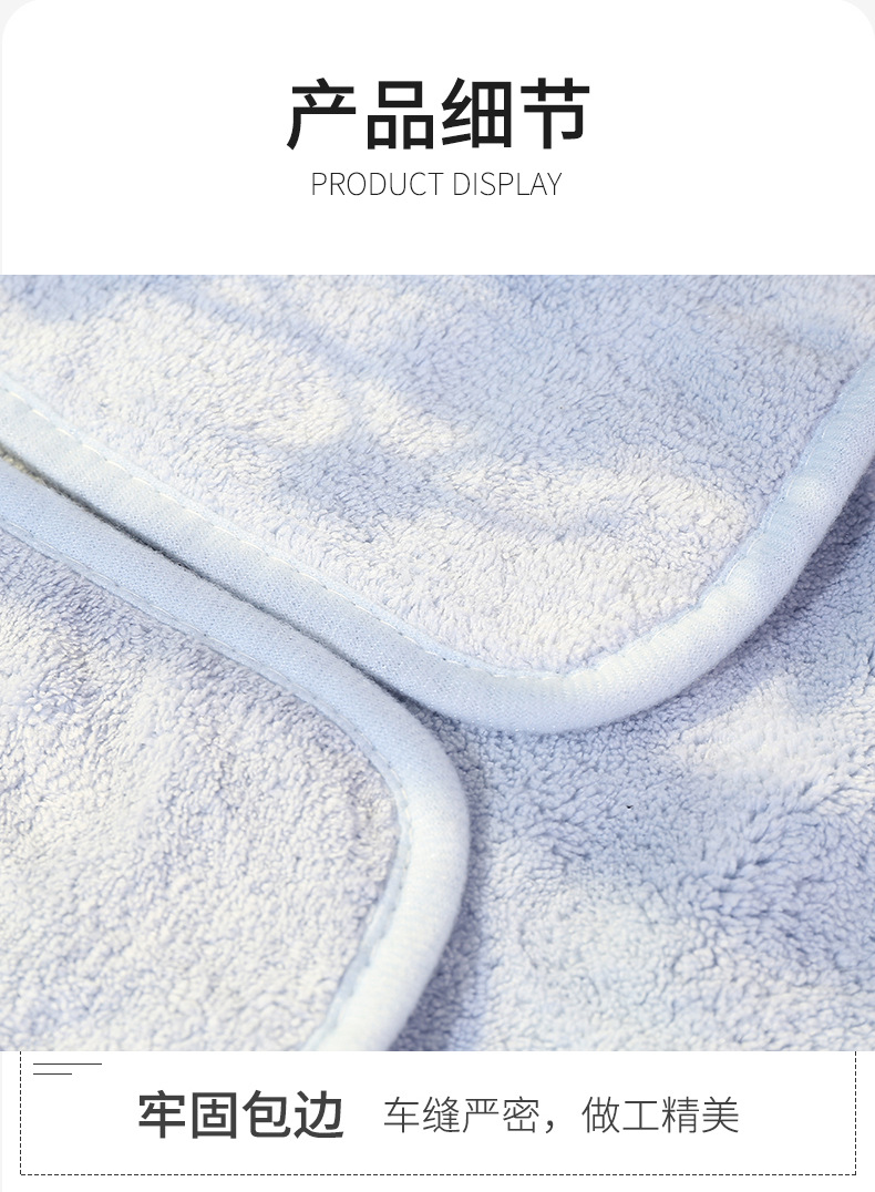 and Korean Cute Animal Hand Towel Coral Fleece Absorbent Towel Household Kitchen Towel Cartoon Hanging Towel Multicolor