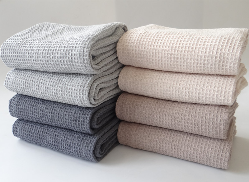 Cotton Household Kitchen Plain Waffle Water Absorption Good Tea Towel Kitchen Napkin Teatowel Cotton Household Kitchen Plain Waffle Water Absorption Good Tea Towel Kitchen Napkin Teatowel