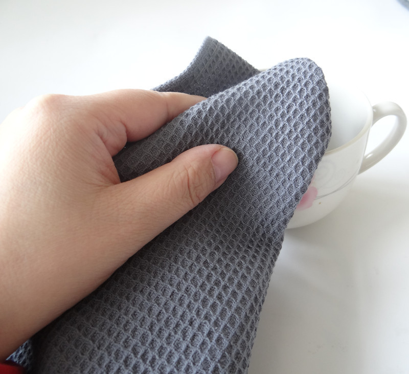 Cotton Household Kitchen Plain Waffle Water Absorption Good Tea Towel Kitchen Napkin Teatowel Cotton Household Kitchen Plain Waffle Water Absorption Good Tea Towel Kitchen Napkin Teatowel