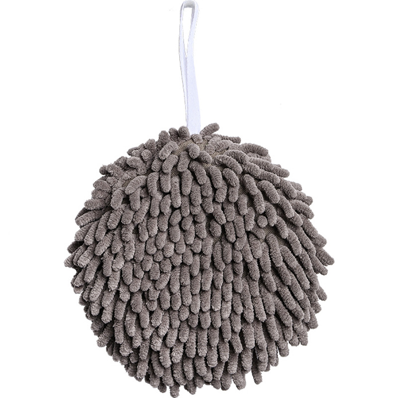  Ball Hanging Hand Towel Towel Kitchen Thickened Water-Absorbing Quick-Drying Bathroom Cute Rag Nordic kitchen towel