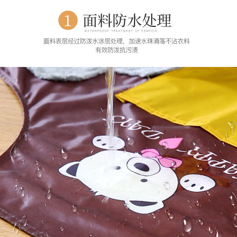Kitchen Apron Waterproof Dirty Hand Cleaning Home Apron Custom Logo Cute Bear Halter Hand Towel Apron Wholesale