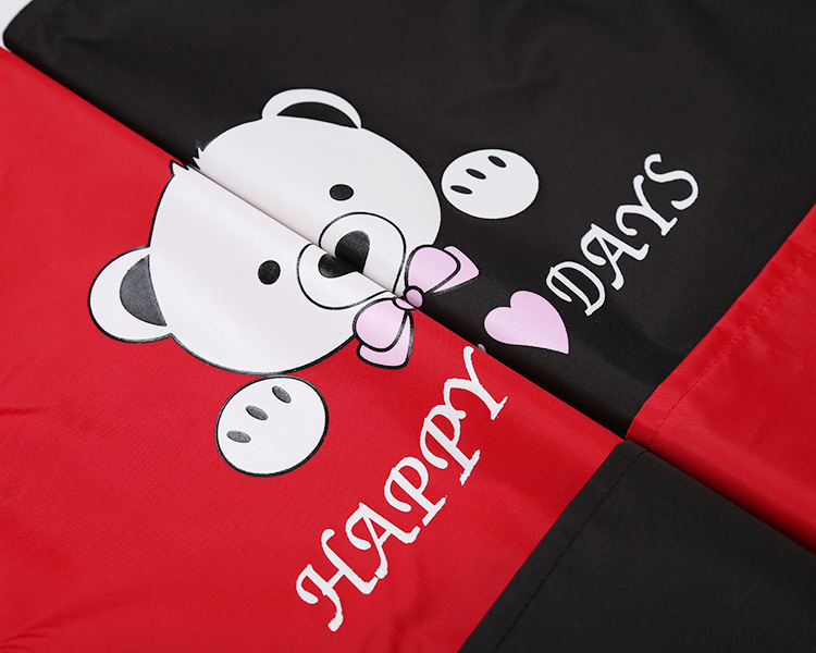 Kitchen Apron Waterproof Dirty Hand Cleaning Home Apron Custom Logo Cute Bear Halter Hand Towel Apron Wholesale