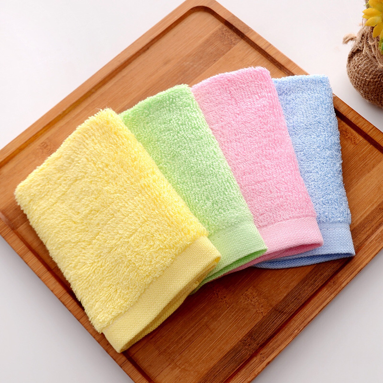 Non-Stick Oil Kapok Dish Towel Soft and Smooth Color Bright Independent Packaging Kitchen Good Helper kitchen towel