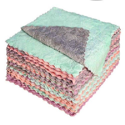 Lazy Rag Dish Towel Household Wipes Household Cleaning Kitchen Supplies Absorbent Oil-Free Cleaning Cloth