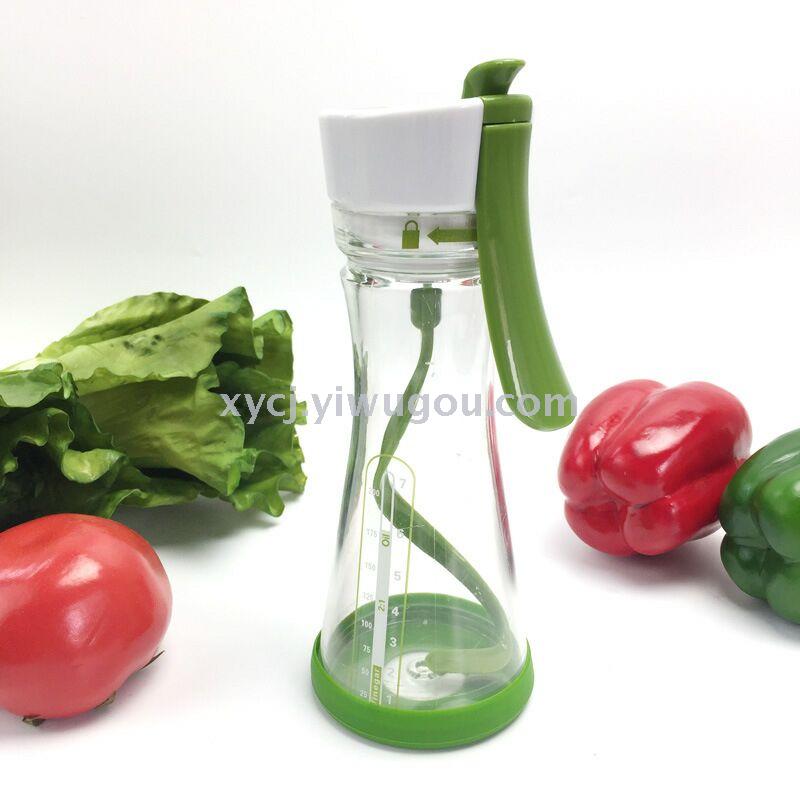 Seasoning bottle hand seasoning mixing cup mixing cup salad cup seasoning pot kitchen tool stirring automatically