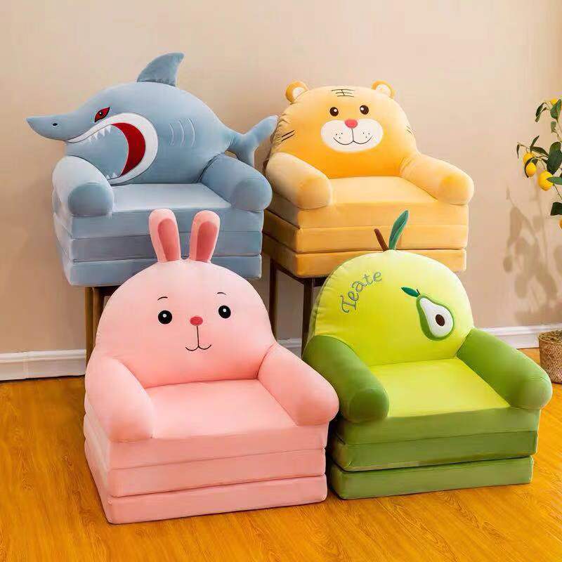 Multifunctional Sponge Folding Children's Sofa Lazy Sofa Plush Toys for Relatives Christmas Gift Pillow