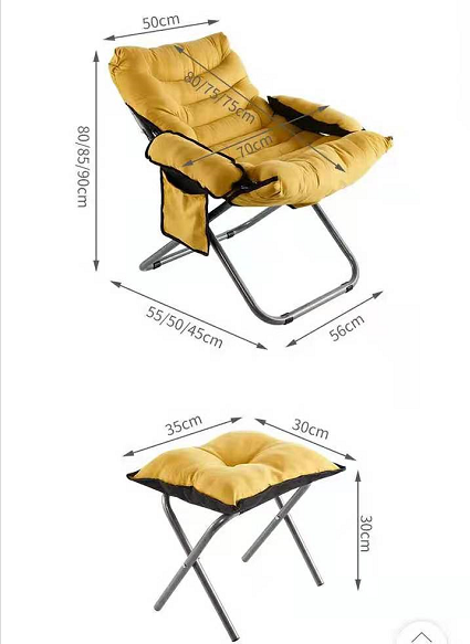 Lazy Sofa Home Computer Backrest Chair Student Dormitory Desk Chair Balcony Bedroom Leisure Single Small Sofa