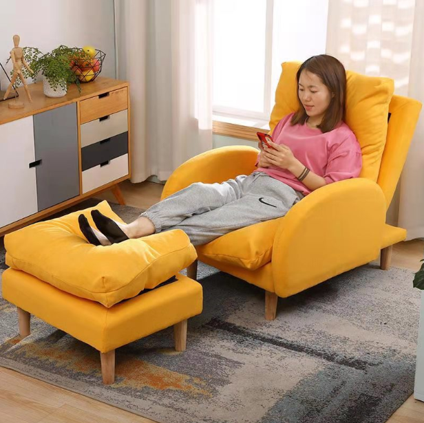 Lazy Sofa Tatami Small Apartment Simple Modern Economical Small Sofa Single Leisure Folding Balcony Recliner