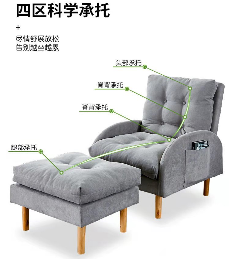 Lazy Sofa Tatami Small Apartment Simple Modern Economical Small Sofa Single Leisure Folding Balcony Recliner Lazy Sofa Tatami Small Apartment Simple Modern Economical Small Sofa Single Leisure Folding Balcony Recliner