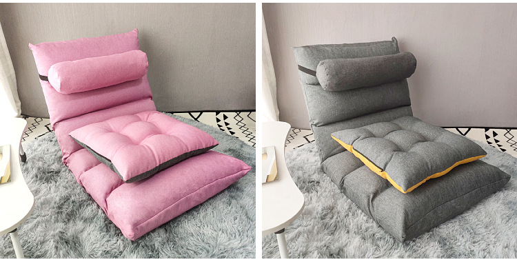 Lazy Sofa Tatami Foldable Single Small Sofa Bedroom Bed Balcony Bay Window Bedroom Leisure Lazy Bone Chair