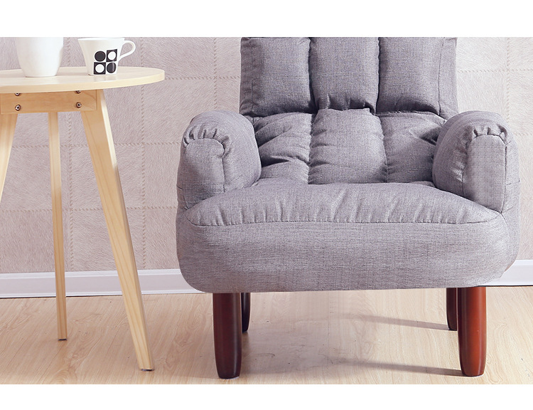 Japanese Style Lazy Sofa Single Fabric Tatami Nursing Chair Recliner Folding Lazy Bone Chair TV Computer Couch