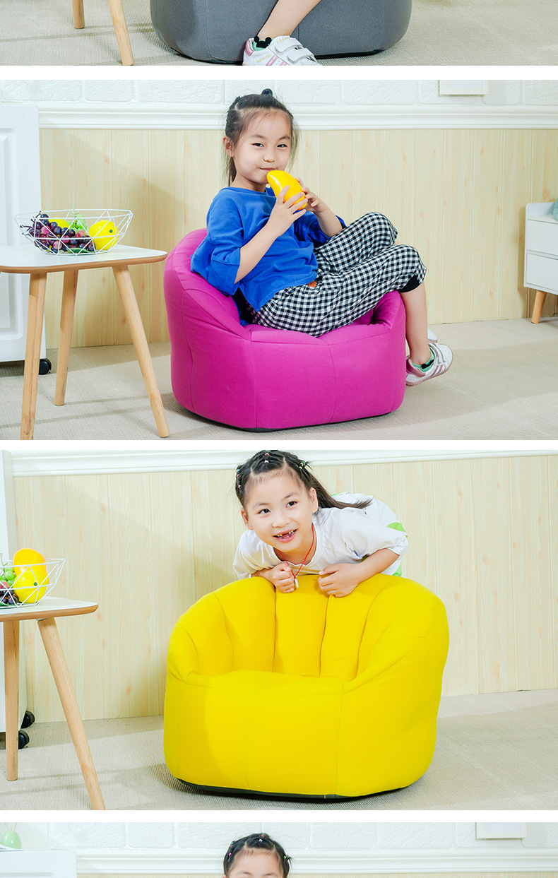 Single Fabric Lazy Sofa Children's Candy Color Cute Leisure Furniture Couch Lazy Sofa Single Fabric Lazy Sofa Children's Candy Color Cute Leisure Furniture Couch Lazy Sofa
