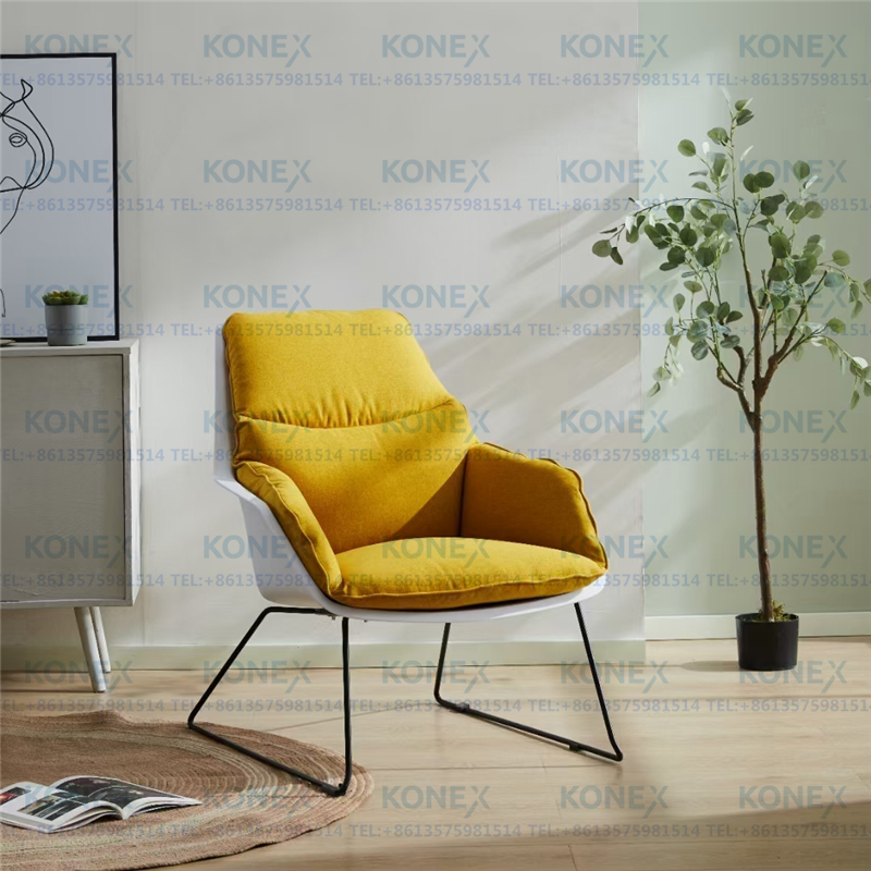 Nordic Single-Seat Sofa Chair American Leisure Chair Living Room Creative Sofa Chair Bedroom Modern Minimalist Lazy Sofa