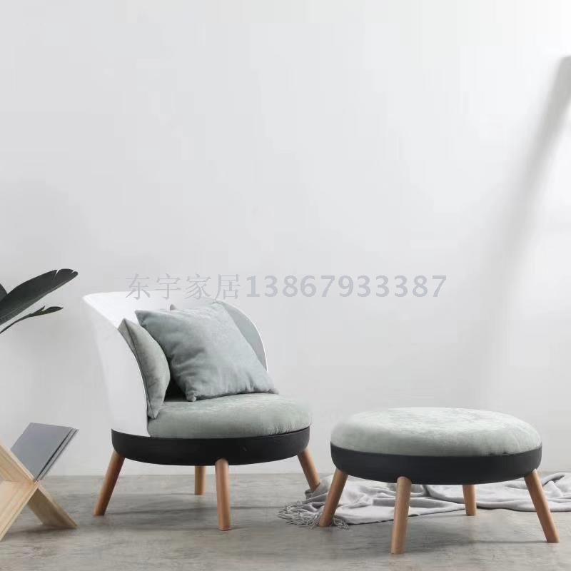 Light Luxury Lazy Sofa Small Apartment Modern Simple Creative Fabric Bedroom Sofa Nordic Balcony Sofa Light Luxury Lazy Sofa Small Apartment Modern Simple Creative Fabric Bedroom Sofa Nordic Balcony Sofa