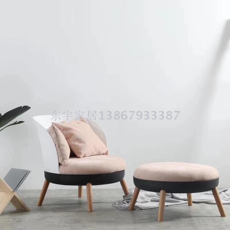 Light Luxury Lazy Sofa Small Apartment Modern Simple Creative Fabric Bedroom Sofa Nordic Balcony Sofa Light Luxury Lazy Sofa Small Apartment Modern Simple Creative Fabric Bedroom Sofa Nordic Balcony Sofa
