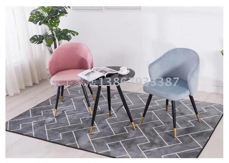 Light Luxury Lazy Sofa Small Apartment Modern Simple Creative Fabric Bedroom Sofa Nordic Balcony Sofa