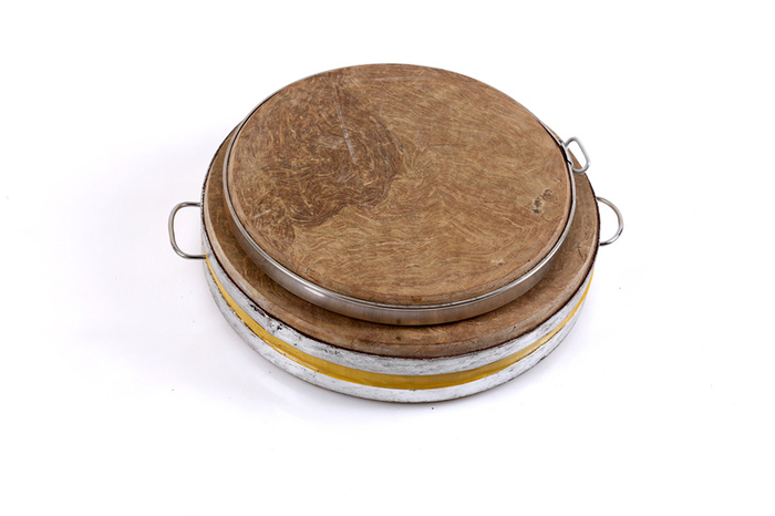 Thickened circular bamboo green chopping board for chopping ipads Thickened circular bamboo green chopping board for chopping ipads