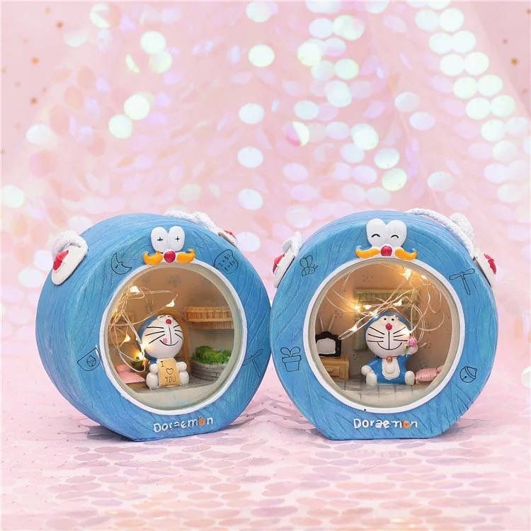Imported arts and crafts Xiaoding TV Small Night Lamp Get Children&#039;s Birthday Gifts Female Pokonyan Craft Ornaments