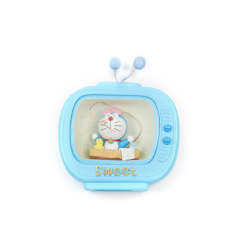 Imported arts and crafts Xiaoding TV Small Night Lamp Get Children&#039;s Birthday Gifts Female Pokonyan Craft Ornaments