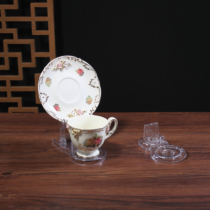 Exhibition Gift Display Rack Coffee Cup Holder Paper Cup Storage Rack Coffee Tea Shop Imported arts and crafts