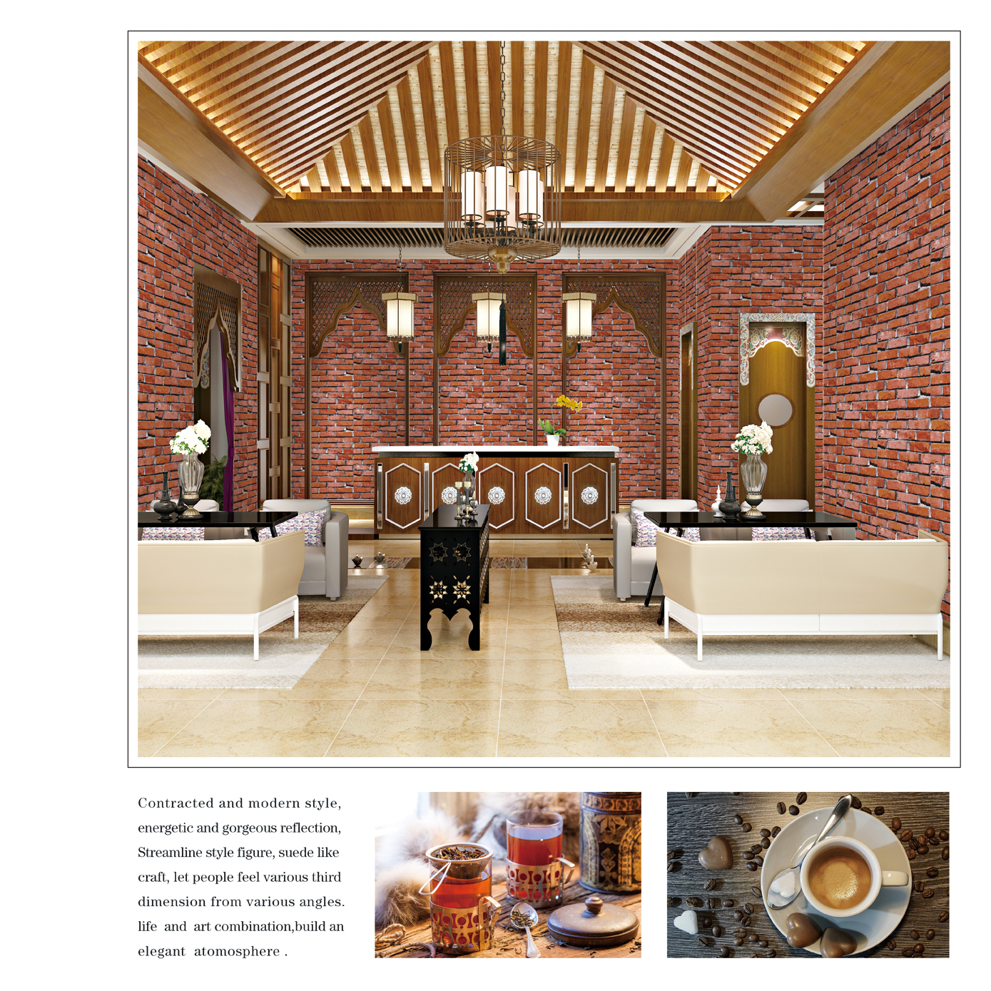 Wallpaper from the background wall of European Damascus 3D wall relief living room bedroom