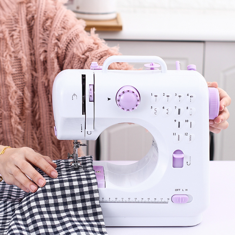 Household Sewing Machine Small Mini Electric with Overlock 505A Upgraded Multi-Function Sewing Machine