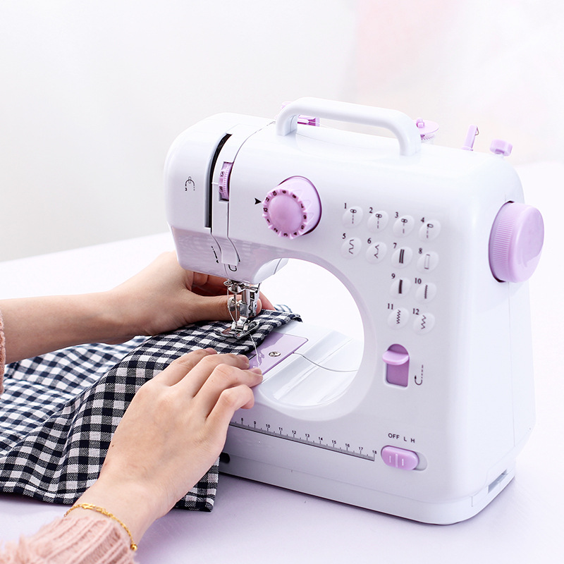 Household Sewing Machine Small Mini Electric with Overlock 505A Upgraded Multi-Function Sewing Machine