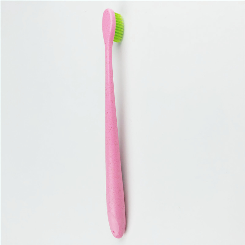 Han bing 383 imported brush silk wheat straw environmentally friendly green tea soft bristle toothbrush Han bing 383 imported brush silk wheat straw environmentally friendly green tea soft bristle toothbrush