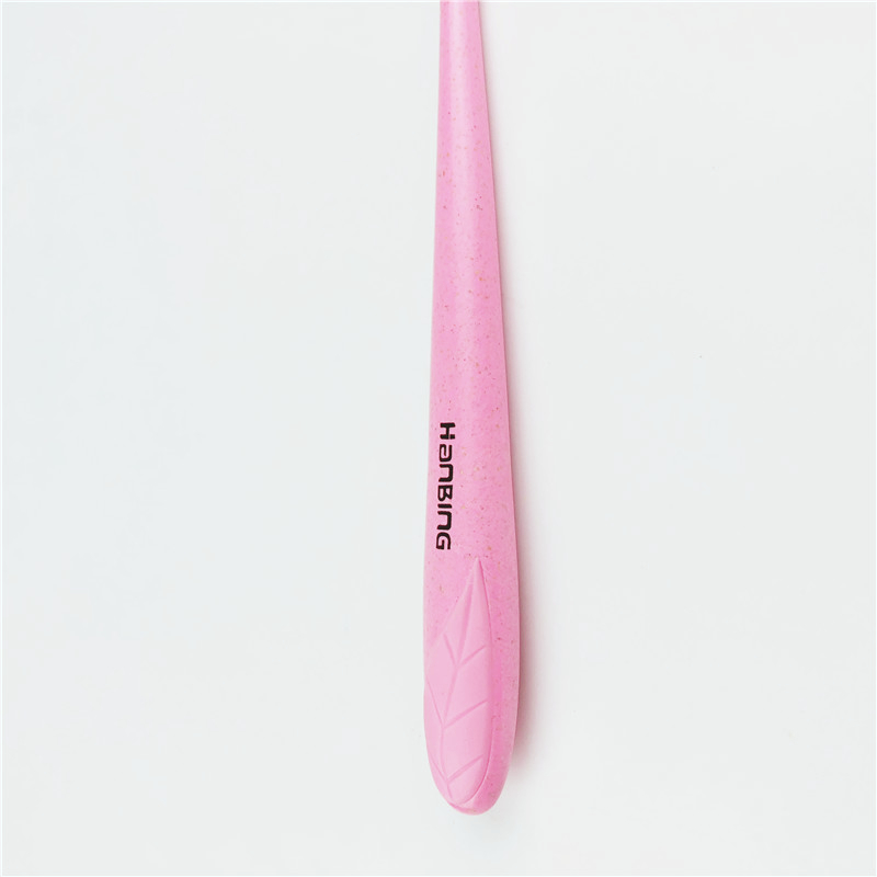 Han bing 383 imported brush silk wheat straw environmentally friendly green tea soft bristle toothbrush Han bing 383 imported brush silk wheat straw environmentally friendly green tea soft bristle toothbrush