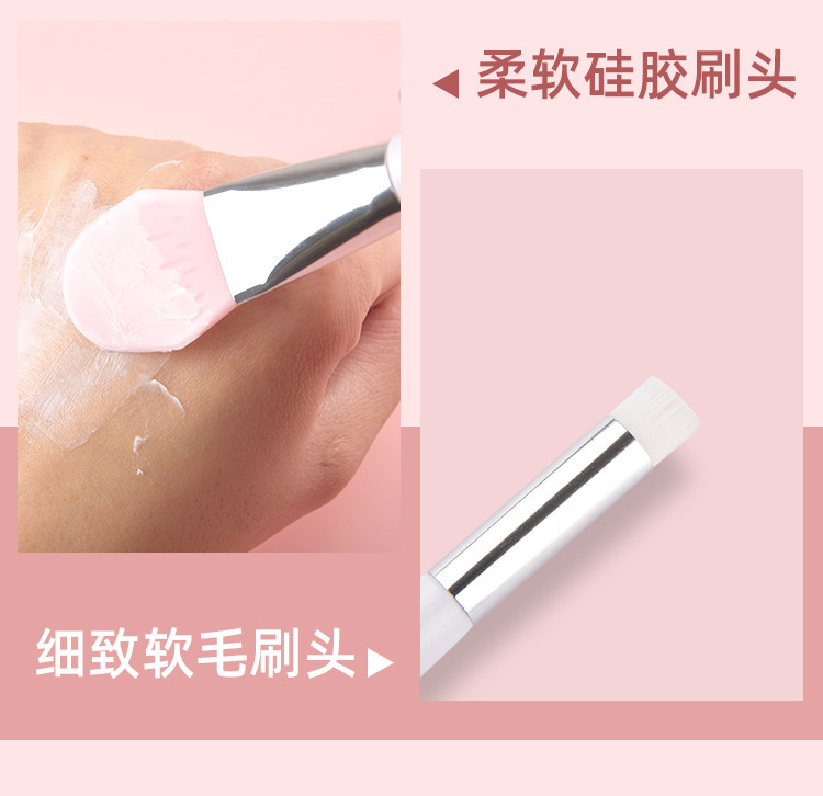 Internet Famous Recommended Silicone Facial Mask Brush Dual Head DualUse Soft Hair Makeup Brush Beauty Beauty Tools Internet Famous Recommended Silicone Facial Mask Brush Dual Head DualUse Soft Hair Makeup Brush Beauty Beauty Tools