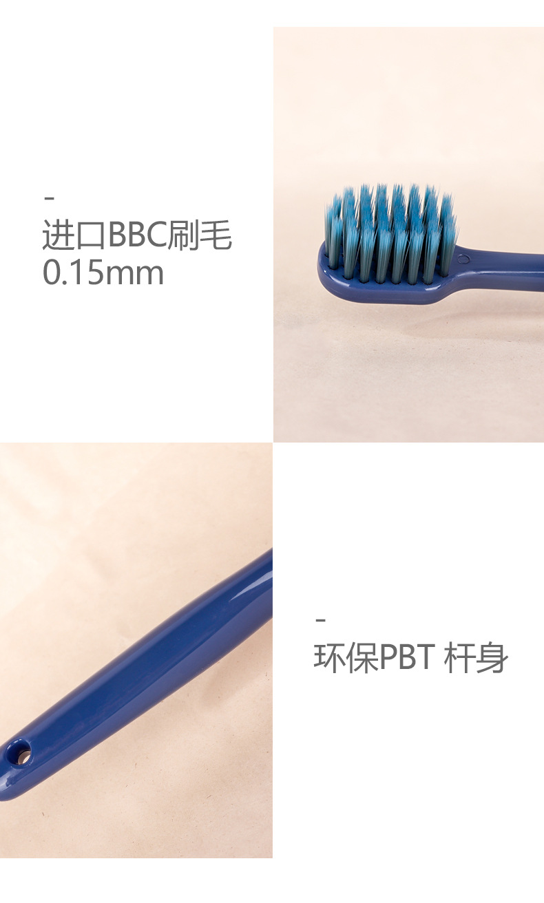 Japanese Toothbrush 2 Adult Soft Hair Gum Care Small Brush Head Home Travel Couple Set Taobao One Piece Dropshipping
