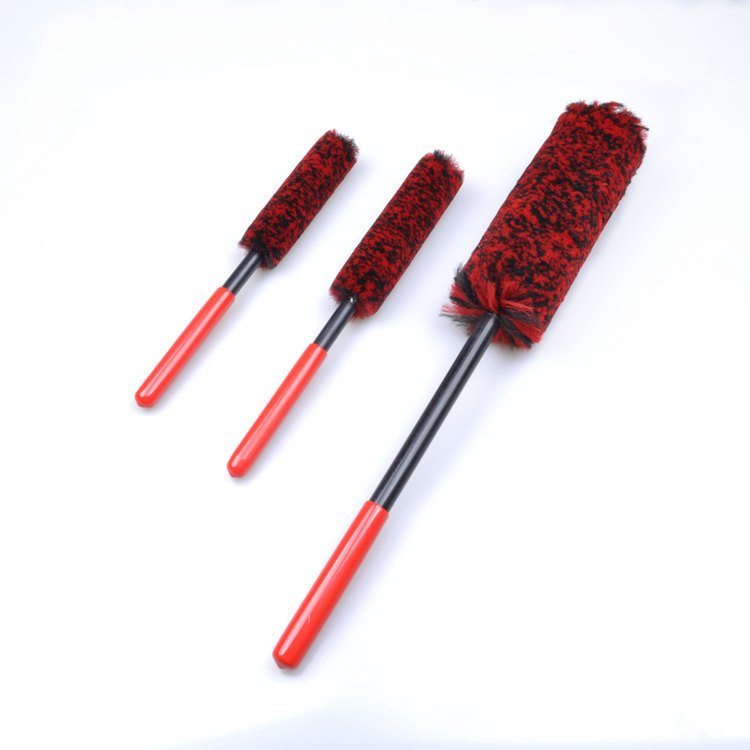 Car Wheel Hub Cleaning Brush Rim Cleaning Brush Microfiber Soft Car Wash Brush