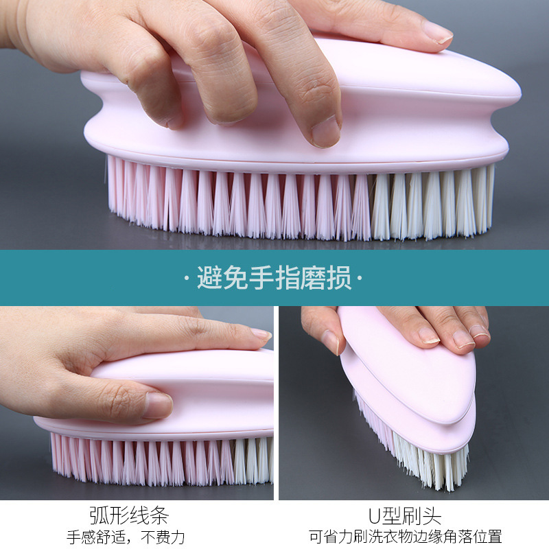 Small Shoes Cleaning Brush Long Handle Plastic Laundry Soft Brush Unisex Household Shoes Cleaning Brush Fashion Simple