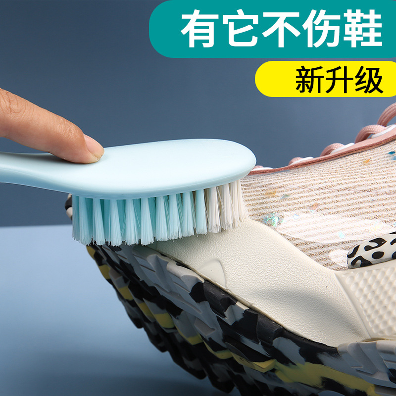 Small Shoes Cleaning Brush Long Handle Plastic Laundry Soft Brush Unisex Household Shoes Cleaning Brush Fashion Simple