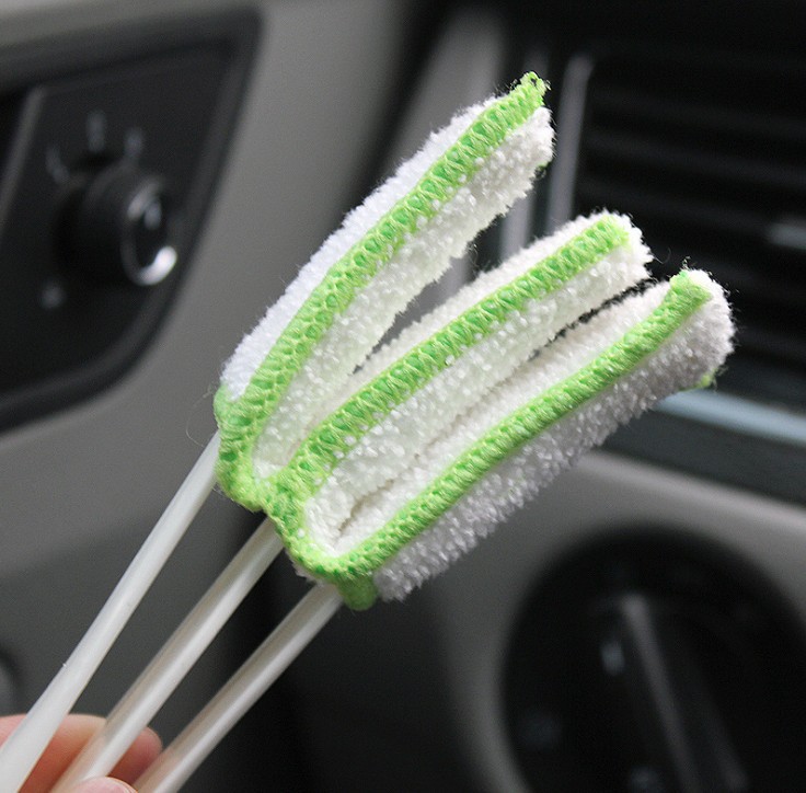 Air Conditioning Brush Air Outlet Brush Broom Interior Instrument Panel Cleaning Brush Soft Hair Angel Brush