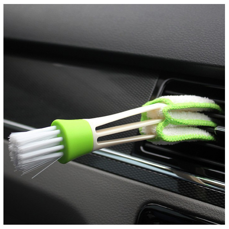 Air Conditioning Brush Air Outlet Brush Broom Interior Instrument Panel Cleaning Brush Soft Hair Angel Brush