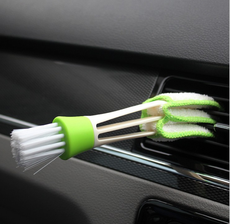Air Conditioning Brush Air Outlet Brush Broom Interior Instrument Panel Cleaning Brush Soft Hair Angel Brush