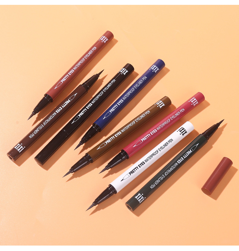 Waterproof SmearProof Discoloration Resistant LongLasting QuickDrying Soft Brush Head Wine Red and Brown Color 1732 Waterproof SmearProof Discoloration Resistant LongLasting QuickDrying Soft Brush Head Wine Red and Brown Color 1732
