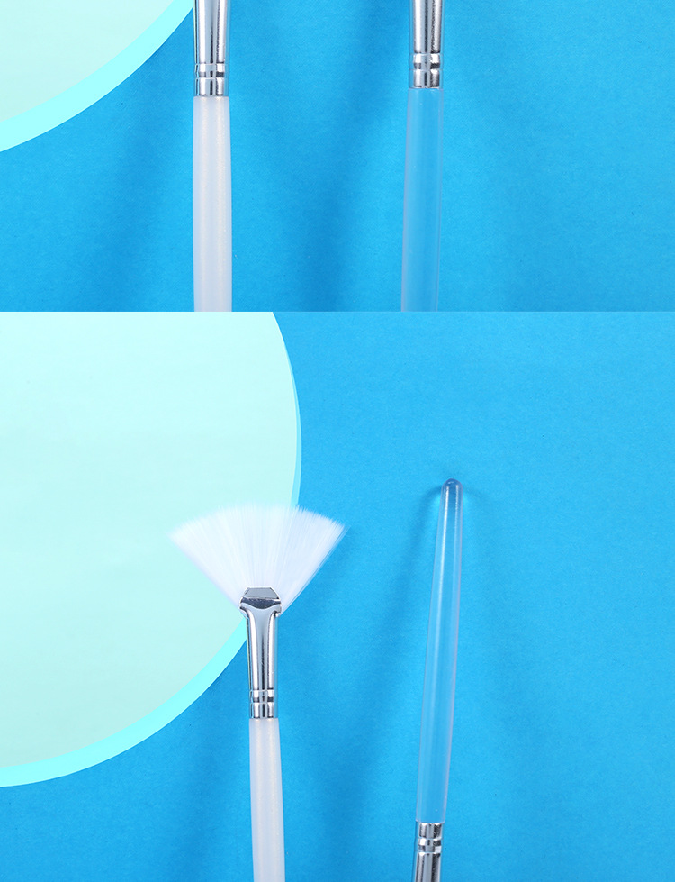 CrossBorder Brush Beauty Facial Treatment Brush FanShaped DIY Beauty Salon Makeup Tools Facial Mask Skin Care Soft Brush