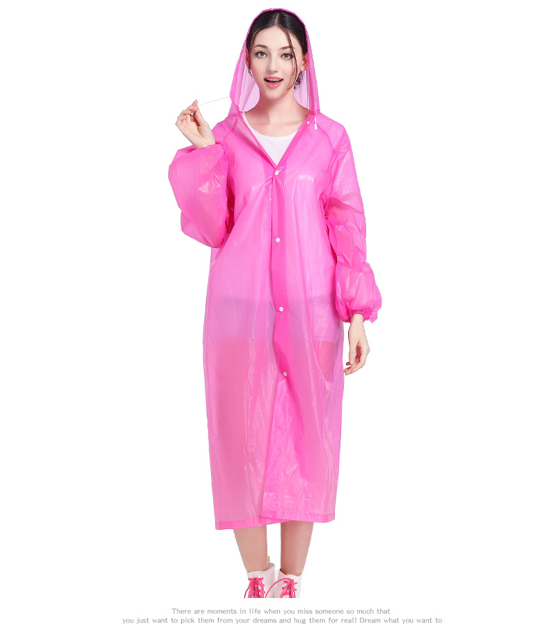 Foreign Trade Manufacturer 2021 New Non-Disposable Eva PEVA Travel Raincoat Foreign Trade Manufacturer 2021 New Non-Disposable Eva PEVA Travel Raincoat