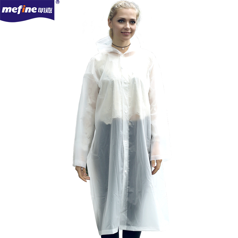 Portable adult non-disposable raincoat EVA environmental fashion raincoat travel outdoor yiwu raincoat wholesale