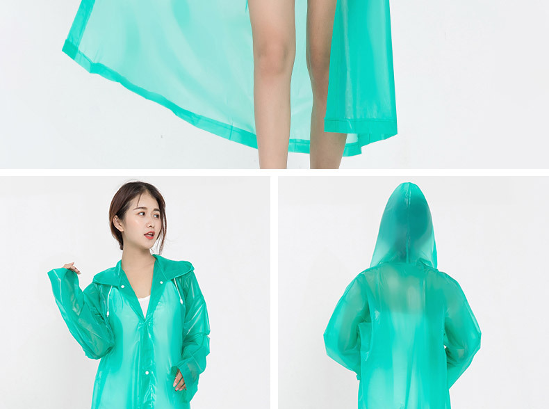 Portable adult non-disposable raincoat EVA environmental fashion raincoat travel outdoor yiwu raincoat wholesale Portable adult non-disposable raincoat EVA environmental fashion raincoat travel outdoor yiwu raincoat wholesale
