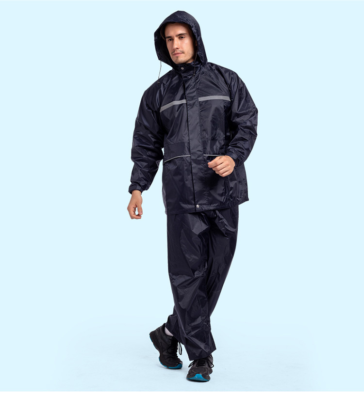 Adult double suit raincoat outdoor job cycling fishing rescue rain commuting raincoat