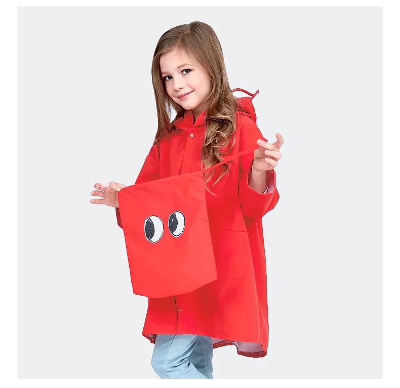 Dinosaur modeling children's raincoat, cute fun